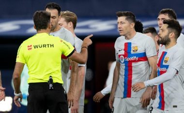 Lewandowski mund të pezullohet me 3 ndeshje pasi u përjashtua me karton të kuq ndaj Osasunas
