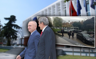 Pak ditë nga protesta e 6 dhjetorit, Meta “vizitë” Berishës në selinë blu (VIDEO)