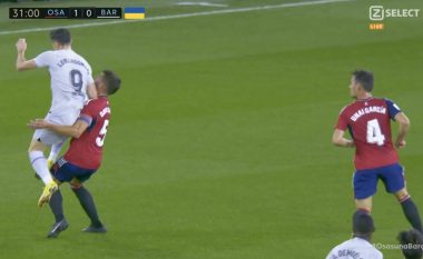 Lewandowski përjashtohet me karton të kuq (VIDEO)