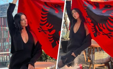 Dua Lipa uron Pavarësinë e Shqipërisë me flamurin kuq e zi: E lumtur që jam në Tiranë (FOTO LAJM)