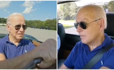 Shfrenohet Joe Biden, momenti kur bën garë me gati 200 km/orë me makinën e tij ”Corvette” (VIDEO)