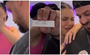 Emociounese, Einxhel publikon momentin kur mësuan për herë të parë se do të bëhen prindër (VIDEO)