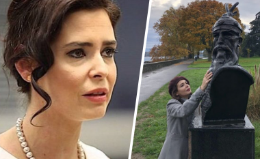 Aktorja e njohur turke poston foton me bustin e Skënderbeut dhe zbulon rrënjët shqiptare