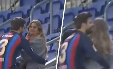 Përqafimi dhe puthja e Pique me partneren e tij të re pas “lamtumirës” nga futbolli (VIDEO)