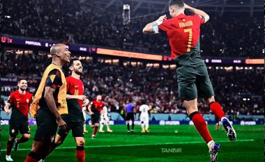 Portugali – Ganë luhet vetëm 45 minuta/ “Luzitanët” triumfojnë me vështirësi, Ronaldo futet në histori (VIDEO)