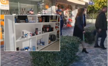 Grabitet dyqani i telefonave në Vlorë, policia në kërkim të hajdutëve