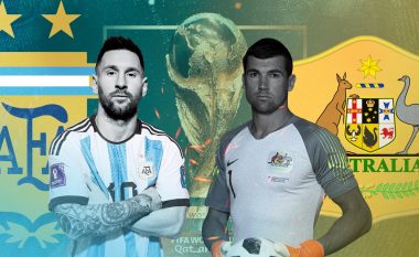 Formacionet zyrtare Argjentinë-Australi: Messi dhe Duke në radhë për të blerë biletën e fundit
