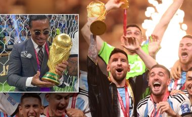 Nusreti kërkon me “dhunë” foto me Messin dhe trofeun, FIFA “pre” e sulmeve për thyerje të rregullave (VIDEO)