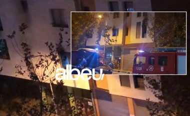 “Përpihet” nga flakët banesa në Tiranë, vetëm dëme materiale (VIDEO)