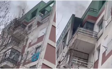 Përfshihet nga flakët një apartament në Kamëz (VIDEO)