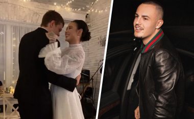 Ish-partnerja e Don Xhon i jep fund beqarisë, por si u shfaq reperi në dasmën e modeles ruse (VIDEO)