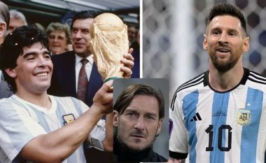 Messi apo Maradona? Kë zgjedh Francesco Totti