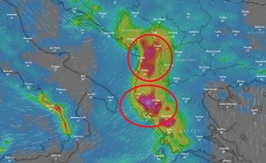 LIVE/ Po zbret nga Mali i Zi, reshje të dendura dhe rrufe gjatë orëve në vijim