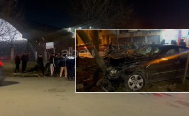 Aksident në Korçë, përplasen tri makina (VIDEO)