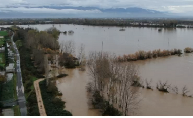 Situata nga moti i keq në Shkodër, 1400 hektarë  tokë e përmbytur, 15 shtëpi në ujë