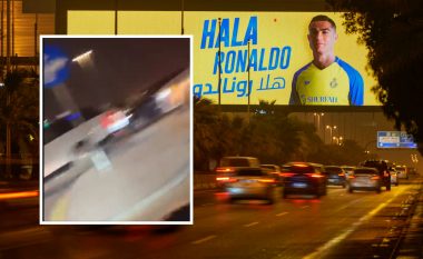 Skandali: Ronaldo lë nam në rrugët e Riadit, nget makinën sipër trotuarit (VIDEO)