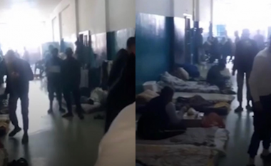 Pamjte tronditëse nga burgu i Idrizovës në Shkup, Autoritet: Të burgosurit flenë edhe nëpër korridore (VIDEO)