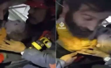 Tërmetet apokaliptike në Turqi, lot gëzimi, foshnja shpëtohet nga rrënojat pas 68 orësh(VIDEO)