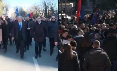 Protesta e opozitës, Berisha lë selinë blu dhe drejtohet për te kryeminsitria