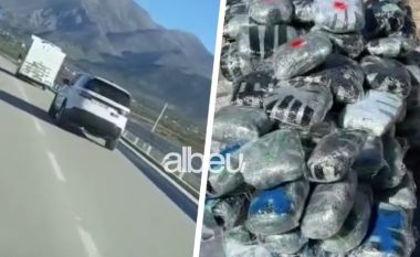 VIDEO/ Dy kampera luksozë plot me drogë, pamjet e operacionit në Vlorë, ku ishte fshehur lënda narkotike