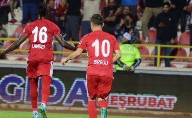 Dejvi Bregu protagonist në Turqi, shënon gol