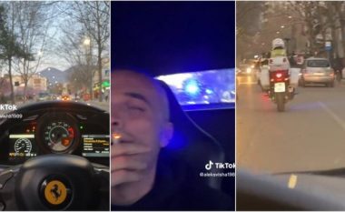 Me shpejtësi skëterrë në autostradë, por ja çfarë bën Aleks Visha në momentin që po shoqërohej në komisariat (Video)
