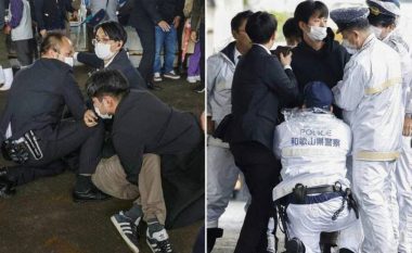 Incident në Japoni, hidhet bombë tymuese ndaj kryeministrit Fumio Kishida (VIDEO)