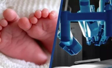Lindin 2 foshnjat e para të ngjizura duke përdorur një robot