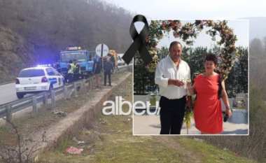 Albeu: Burrë e grua vdiqën në aksident në Librazhd, momenti kur trupat e pajetë nxirren nga makina që përfundoi në përrua