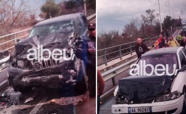Aksident i rëndë në Pogradec, raportohet për të plagosur (FOTO)