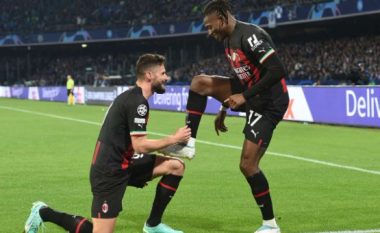 Magnian dhe Giroud rikthejnë Milanin e madh në Champions League, kuqezinjtë kalojnë në gjysmëfinale