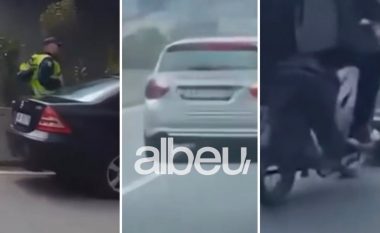 VIDEO/ “GTA” në rrugët e Tiranës, “Porche” ndjek këmba-këmbës “BMW-në”, përplasen disa makina