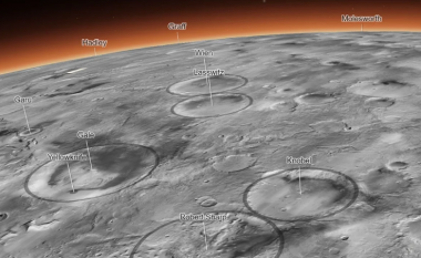 NASA publikon hartën e Marsit, tani mund të eksploroni planetin në 3D