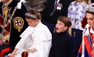 Foto/ Princi Louis “vjedh” vëmendjen në kurorëzimin e Mbretit Charles III