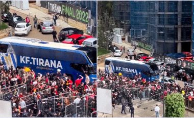 Incident para derbit të kryeqytetit, tifozët e Partizanit sulmojnë autobusin e Tiranës