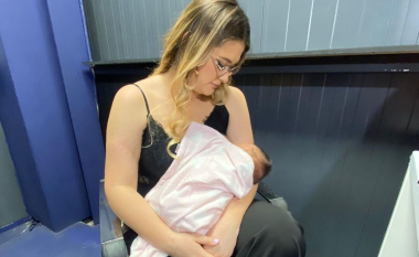 Pak ditë pas lindjes u rikthye në punë, Neda Balluku ndan pamjet me të bijën në prapaskenë