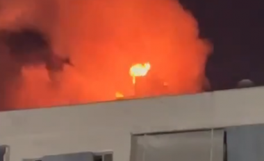 Zjarr në tarracën e një pallati në Astir, detajet e para (VIDEO)