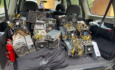 Policia konfiskon pajisje për prodhim të kriptovalutave në Zubin Potok