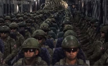 VIDEO/ Ushtarët turq nisen drejt Kosovës