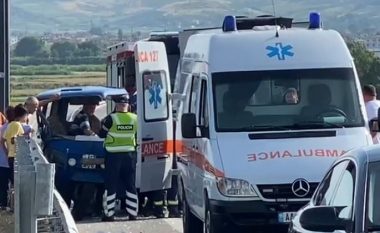 Aksident në Fier, “Benz-i” përplas motorin, plagoset një person