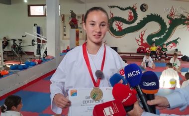 Kampione e Ballkanit në karate, 11-vjeçarja nga Lushnja me 27 medalje ari
