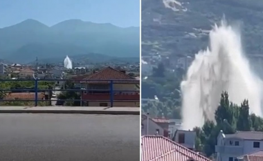 “Shatërvan” në Tiranë, çahet tubacioni kryesor i ujësjellësit të Bovillës