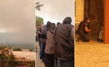 “Zot na shpëto”, manastiri rrezikon të digjet, murgeshat refuzojnë ta braktisin dhe nisin të luten (VIDEO)