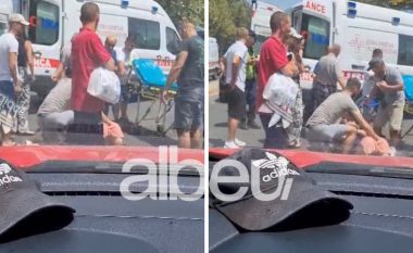 Makina përplas këmbësoren të vijat e bardha në Tiranë