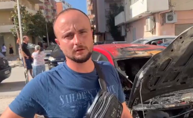 I dogjën makinën në Vlorë,  flet pronari: Kam parkuar si çdo natë këtu, nuk e di pse ndodhi