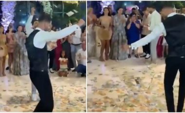 Lekë me thasë! Modeli i njohur shqiptar hedh rreth 60 mijë euro në dasmën e vëllait (VIDEO)