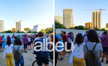 Albeu: “Vetëm rezistenca mund ta shpëtojë parkun”, sërish protestë kundër kullës pas Teatrit të Operas dhe Baletit