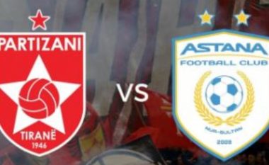 Conference League, shkohet Partizani, Astana shënon sapo nis pjesa e dytë