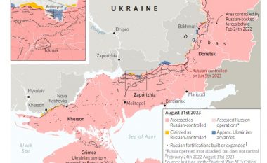 HARTA/ Si po e rimerr Ukraina metër për metër territorin e pushtuar nga rusët