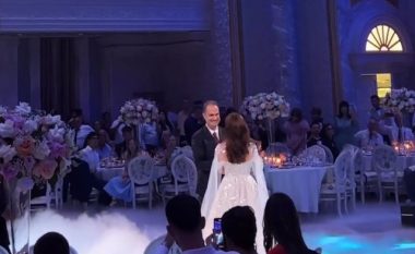 Pamjet nga dasma e vajzës së Luçiano Boçit (VIDEO)
